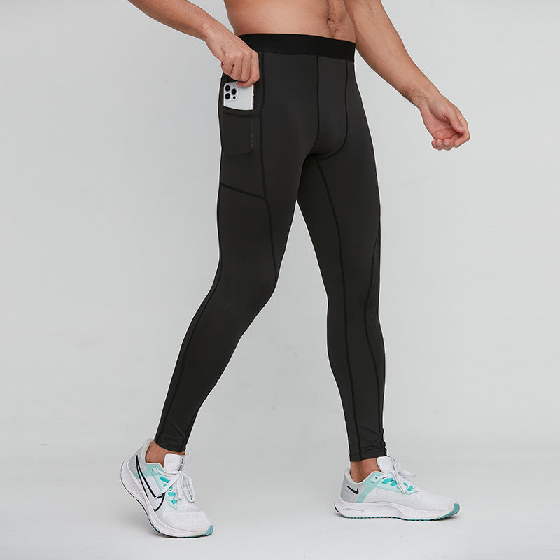 Leggings sportifs masculins d'automne et d'hiver