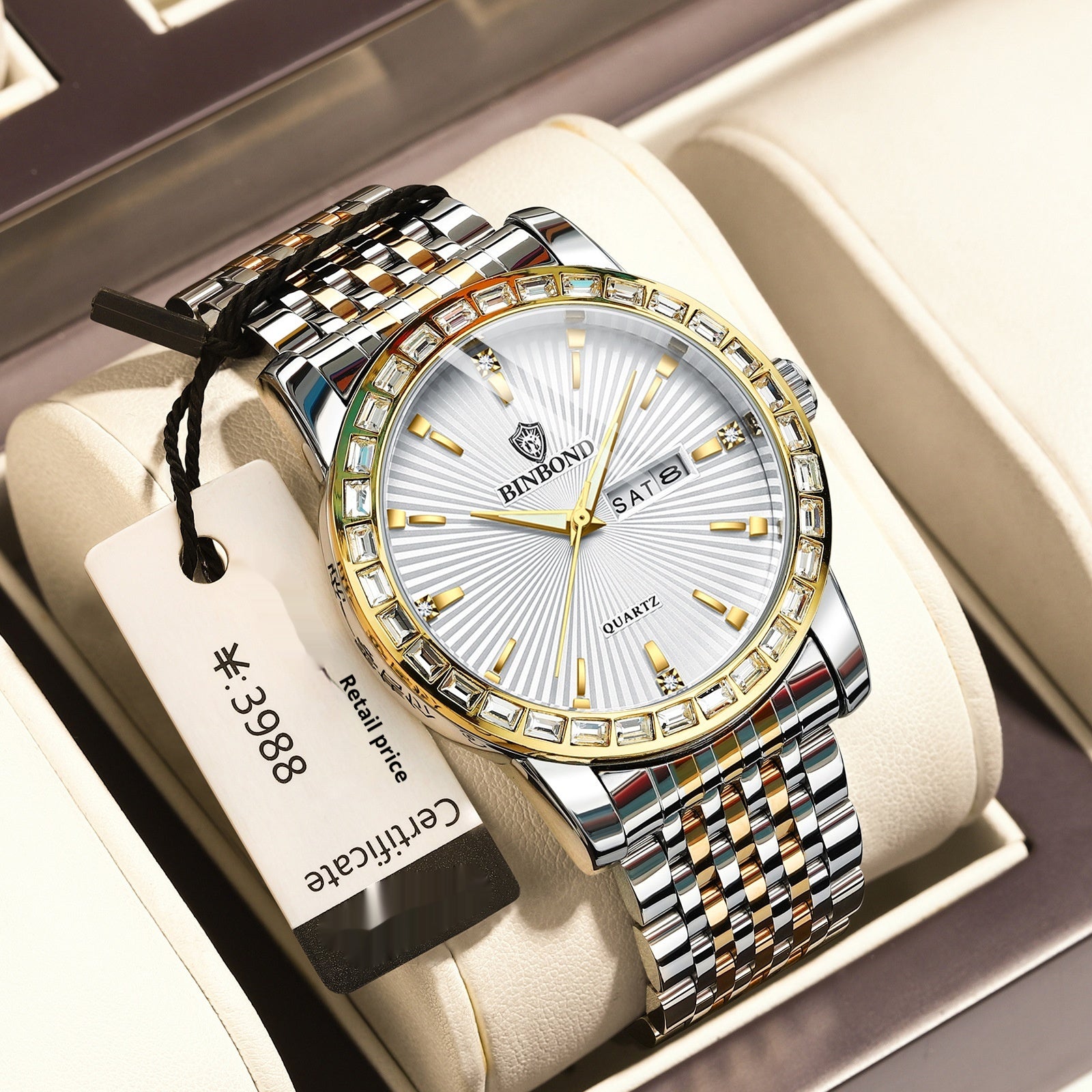 Montre pour hommes d'affaires de loisirs