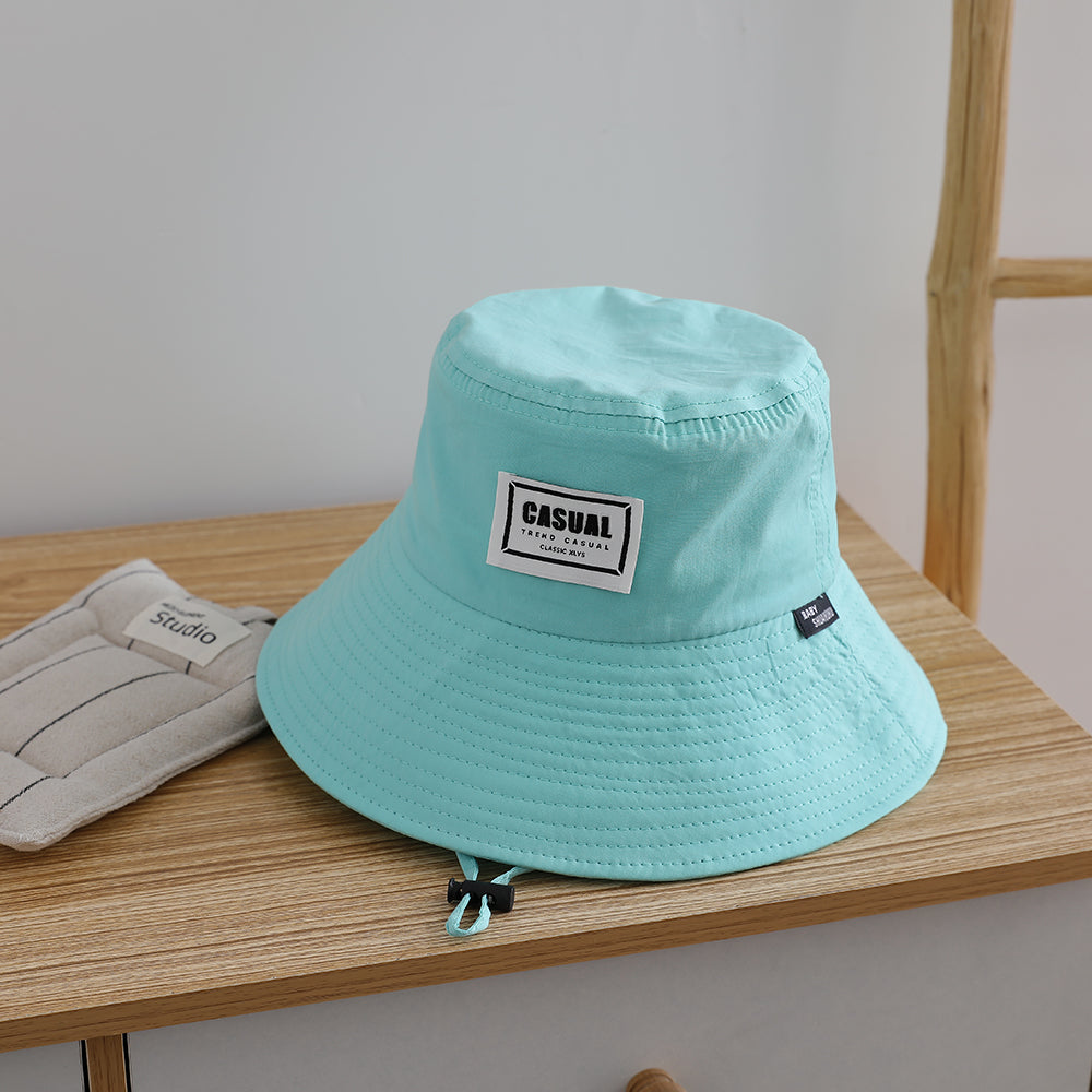 Chapeau de bateau à vent pour bébés en tissu à corde pour enfants - S