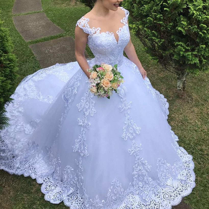 Robe de mariée Dentelle Blanche Vintage Robe de mariée