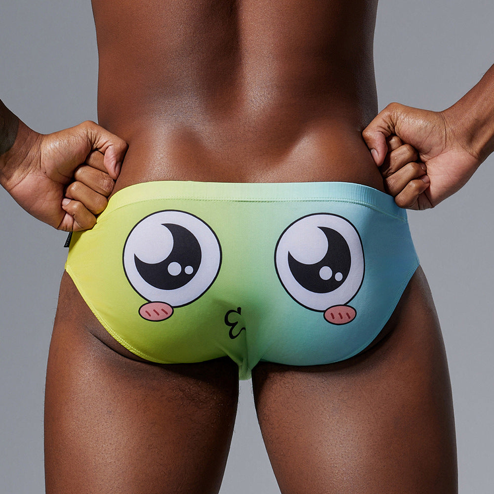 Slips de dessin animé sexy à faible portée pour hommes