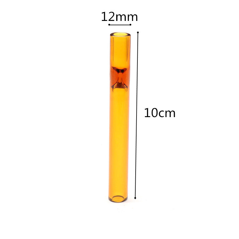 Clear Straight Glass Telescopic Suction Smoke Pipe