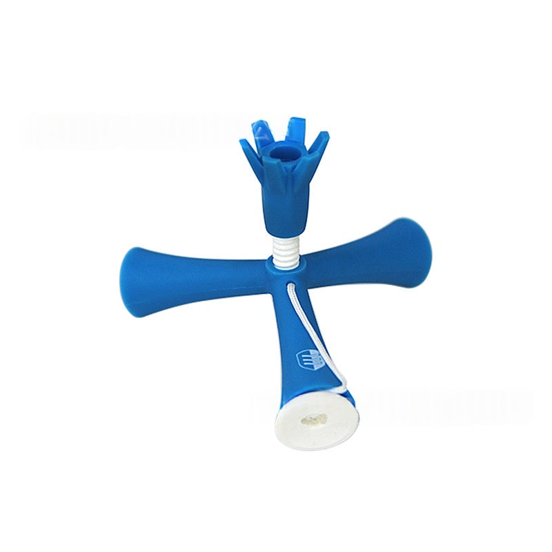 Ajustable Hauteur Portable Soft Rubber Ball Tee de golf pour empêcher la balle de s'envoler