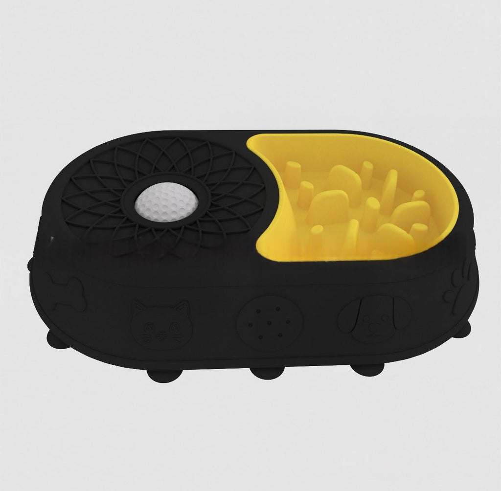 Animaux de compagnie Rolling Dog Locking Bowl