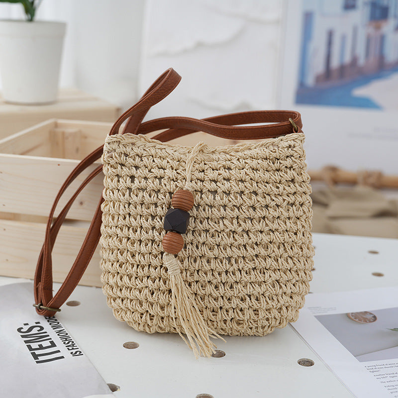 Sac à bandoulière de plage fait main pour femmes dans un style ethnique