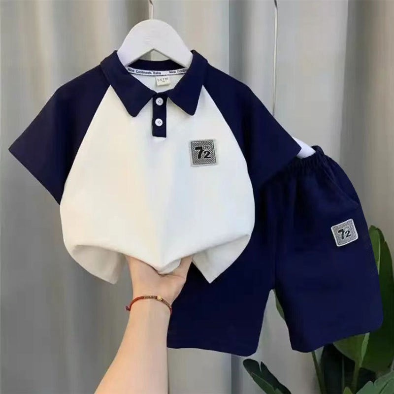 Ensemble de vêtements d'été pour garçons Polo pour enfants légers pour l'été
