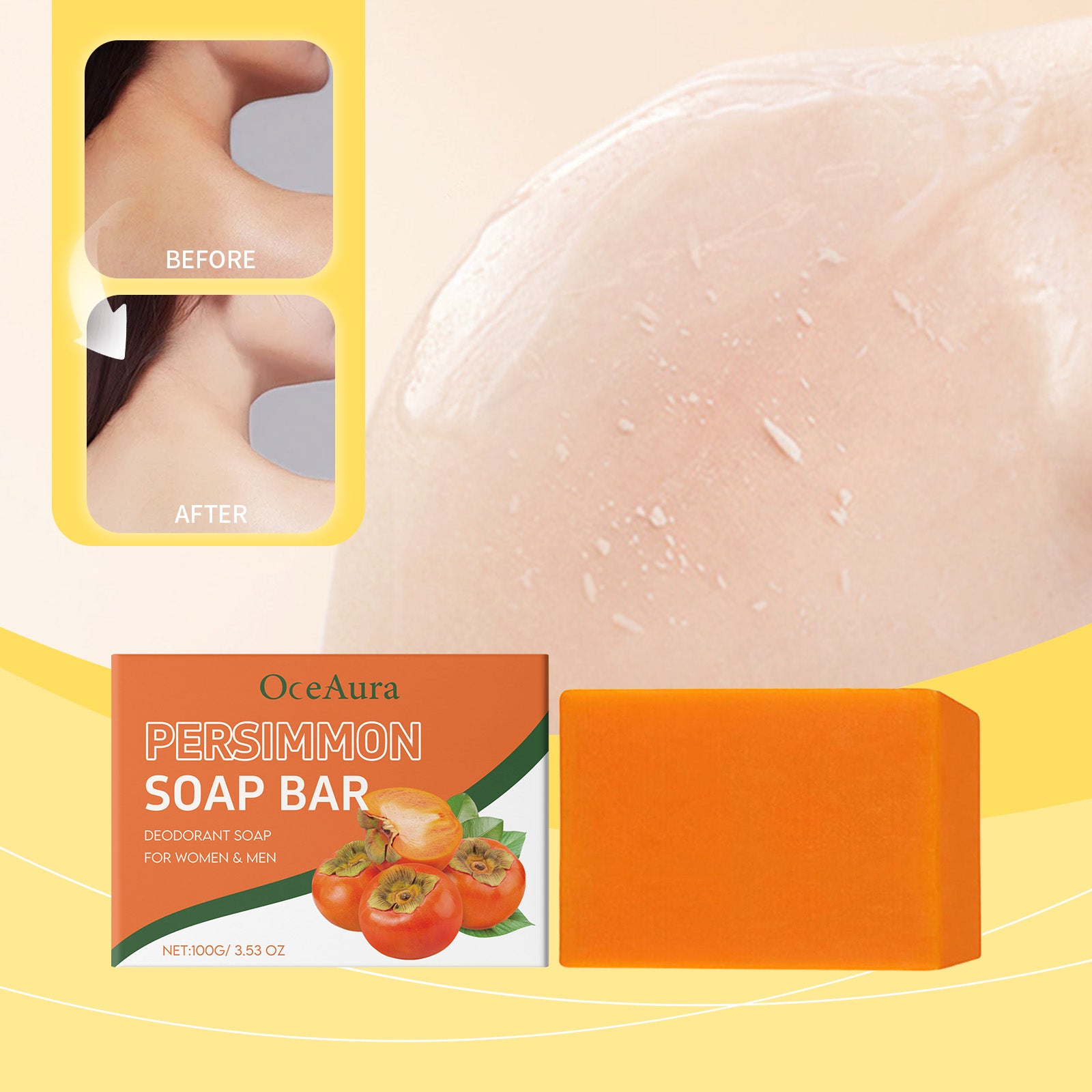 Savon de bain Persimmon 1 00g 1 Boîte