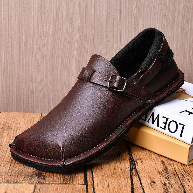 Grande taille Soft-soled Soft-cuir Fashionable Hommes Chaussures en cuir
