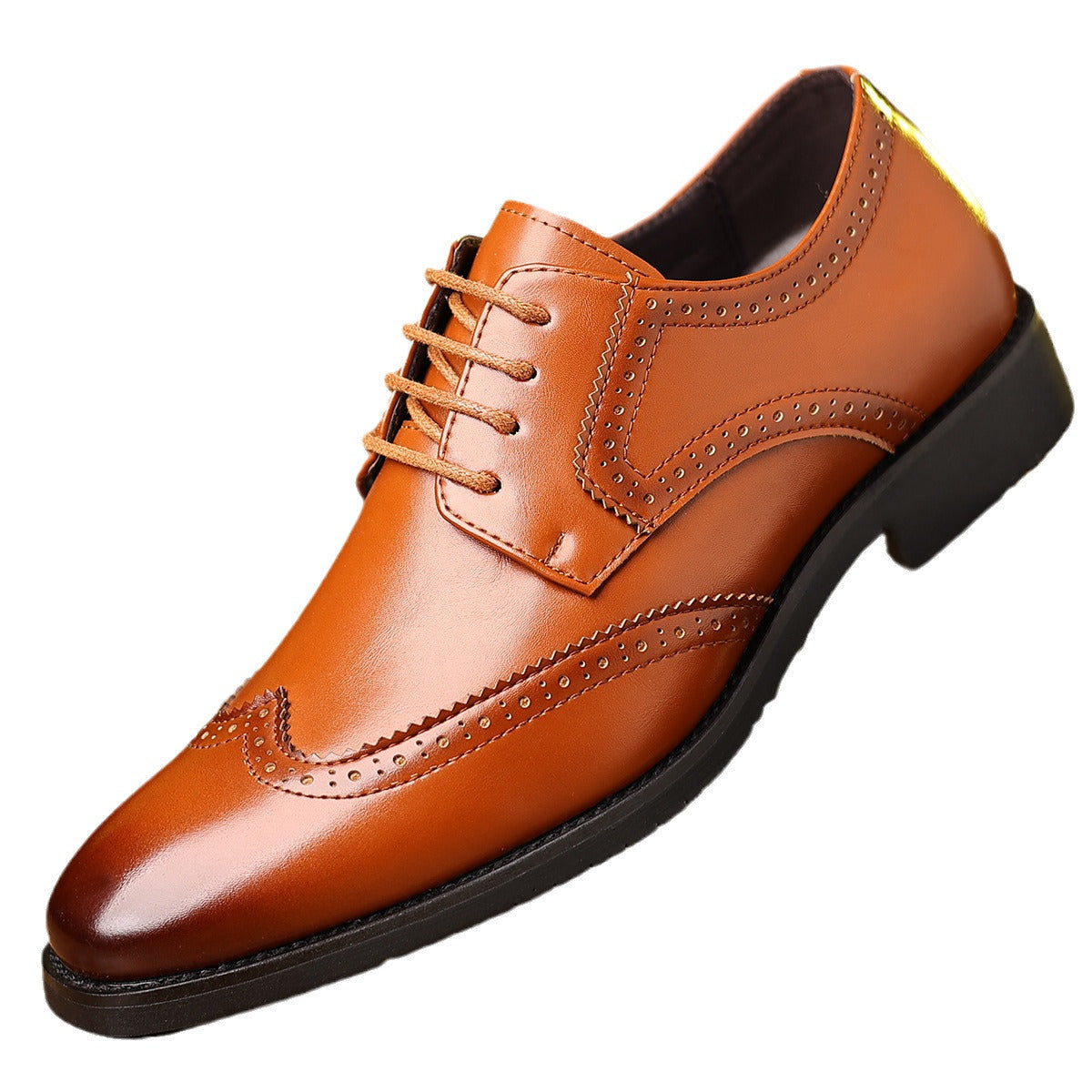 Chaussures casuales en cuir standard pour hommes