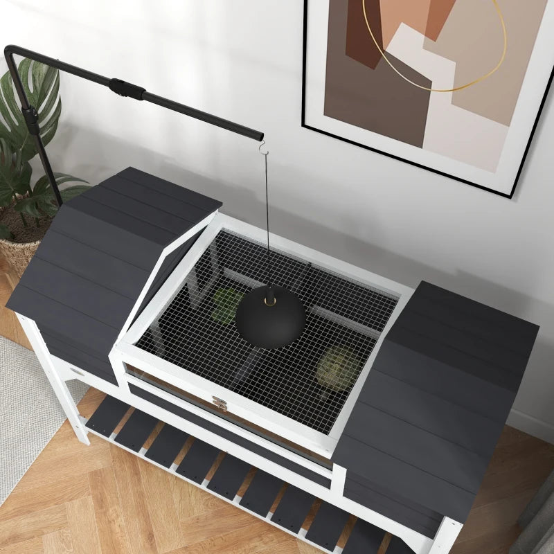 Tortoise House with Adjustable Lamp Holder