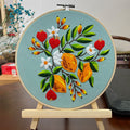 Peinture à la main Diy suspendu Kit de couture à fleurs tridimensionnel