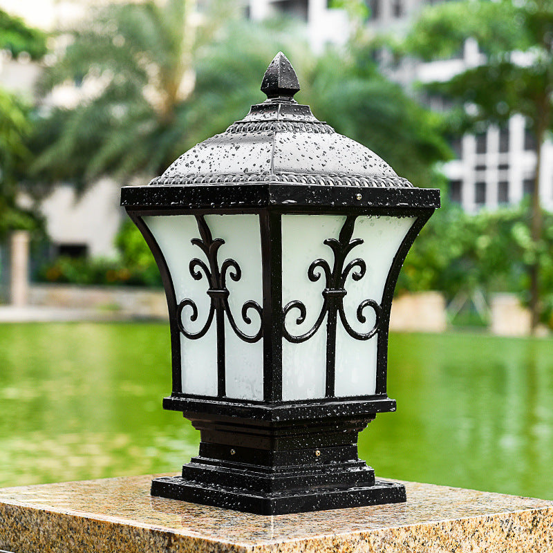Phares de la colonne solaire Projecteurs muraux de jardin