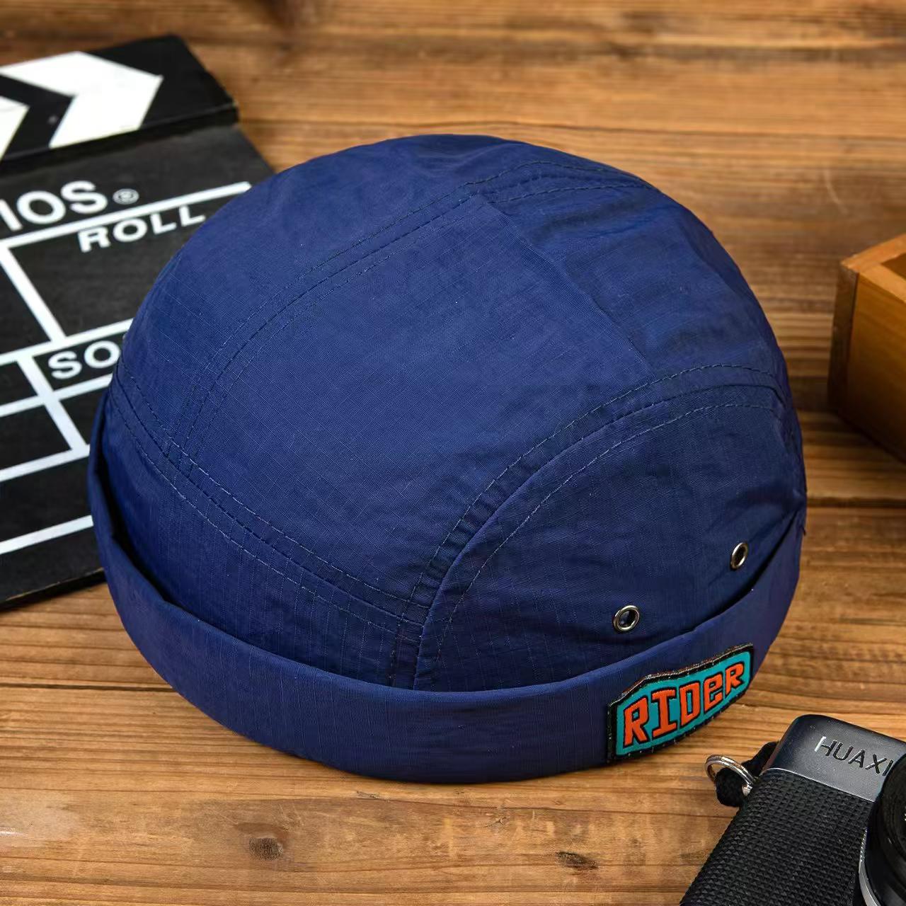 Chapeau en paille mince de style japonais avec lettrage par lots