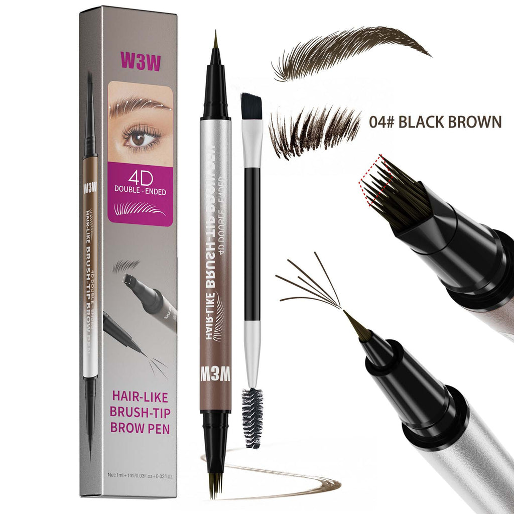 Pinceau à sourcils liquides résistant à la sueur