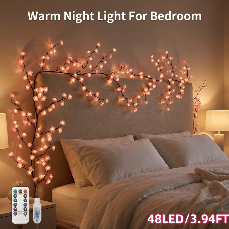 Lumières de branche d'arbre LED pour le mur