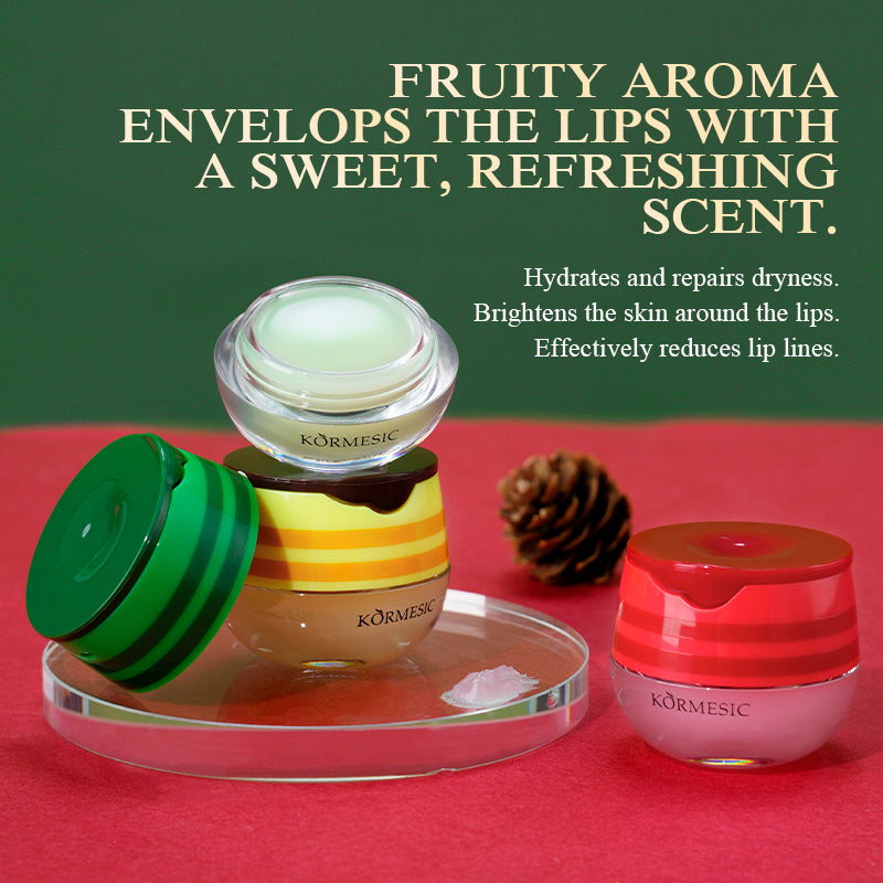 Baume à lèvres pour le miel nourrissant de Noël pour le commerce extérieur 5,5g