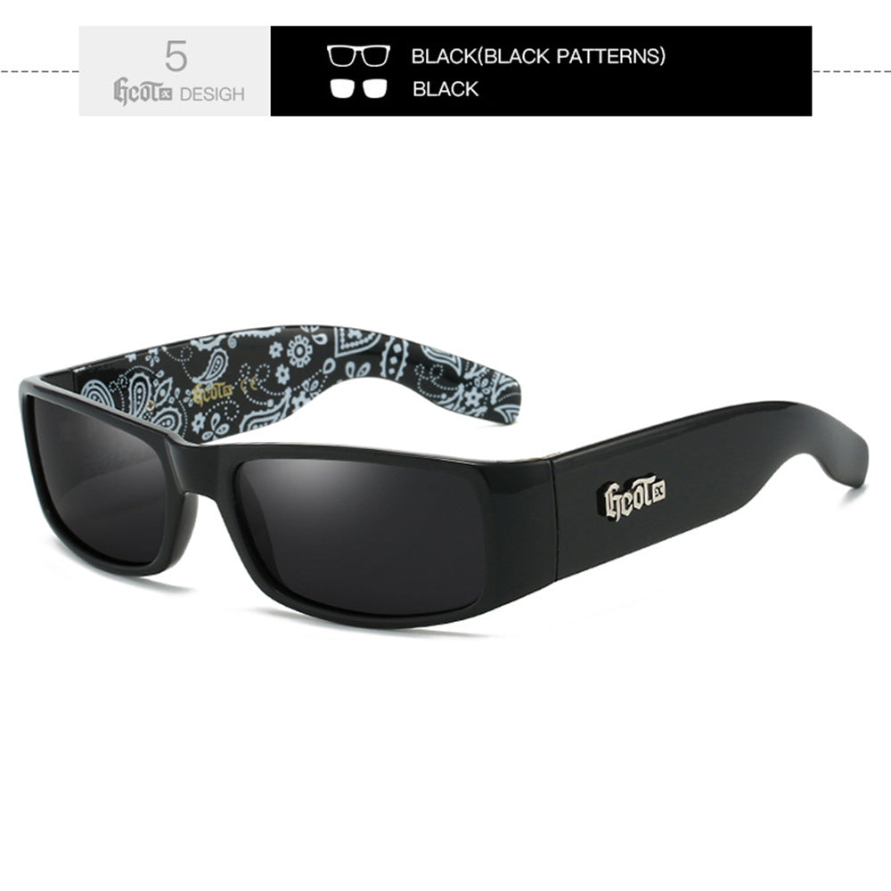 Lunettes de soleil Polarisées Hip Hop Fashion West Coast
