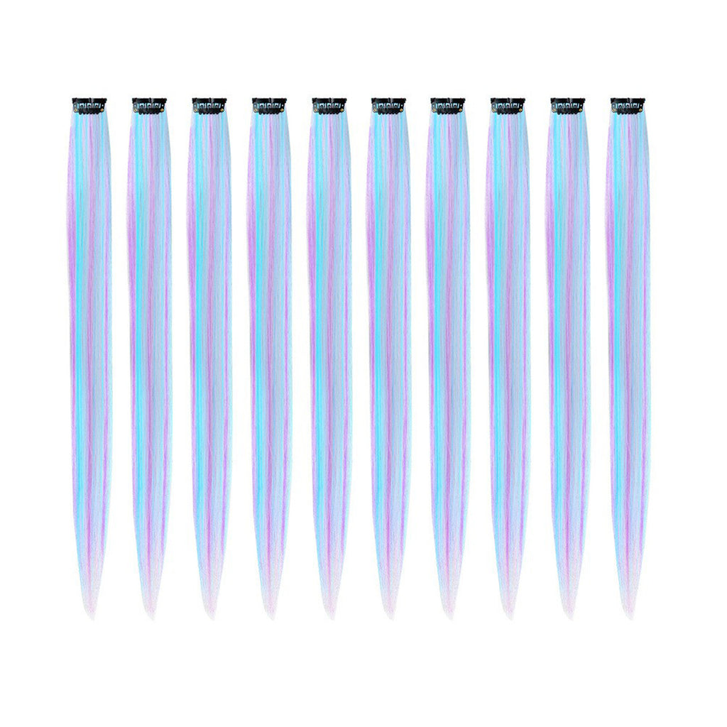 Couleur 1-card Gradient Sans couture droite cheveux bouclés