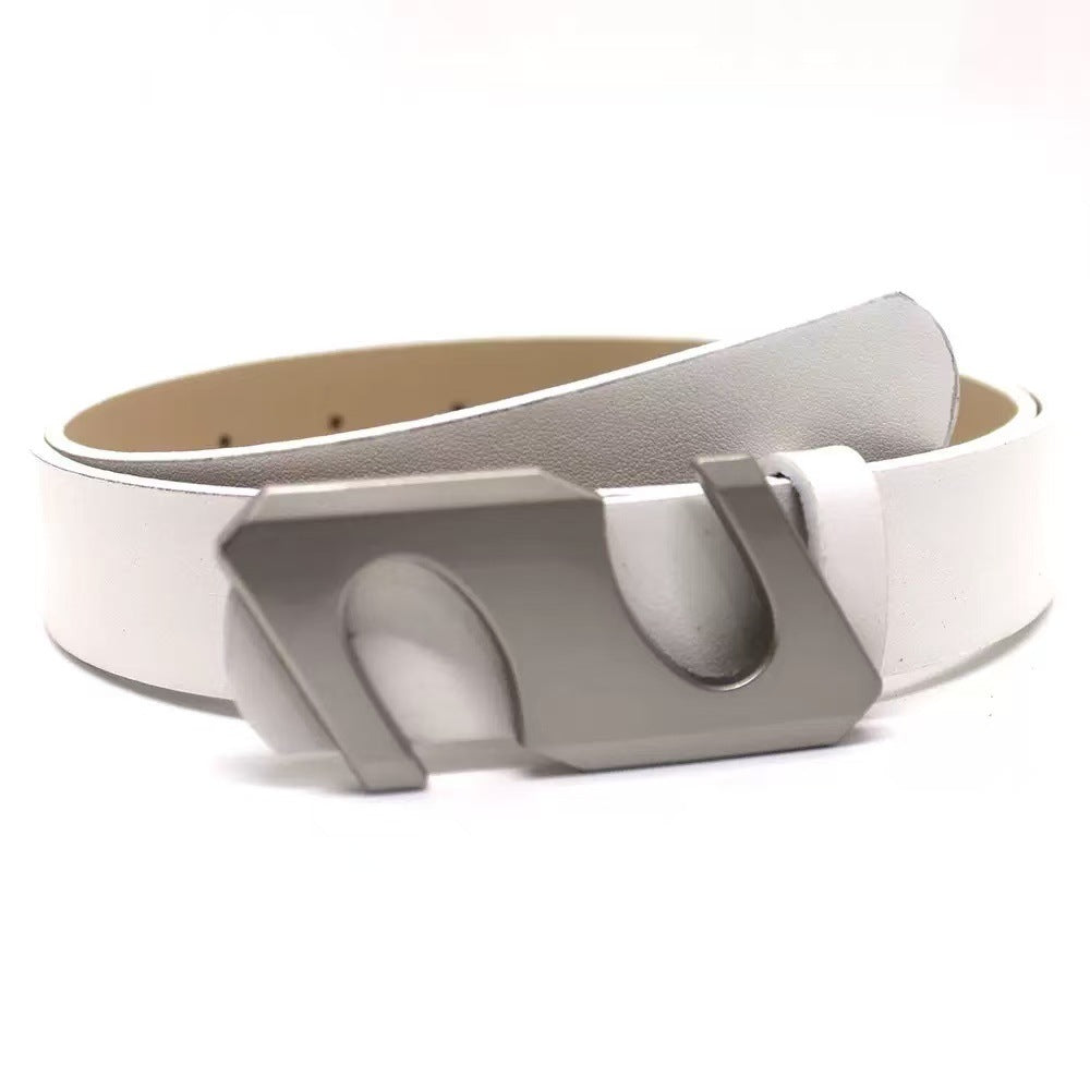 Ceinture en cuir large et rétro-rad Brown avec une sensation premium