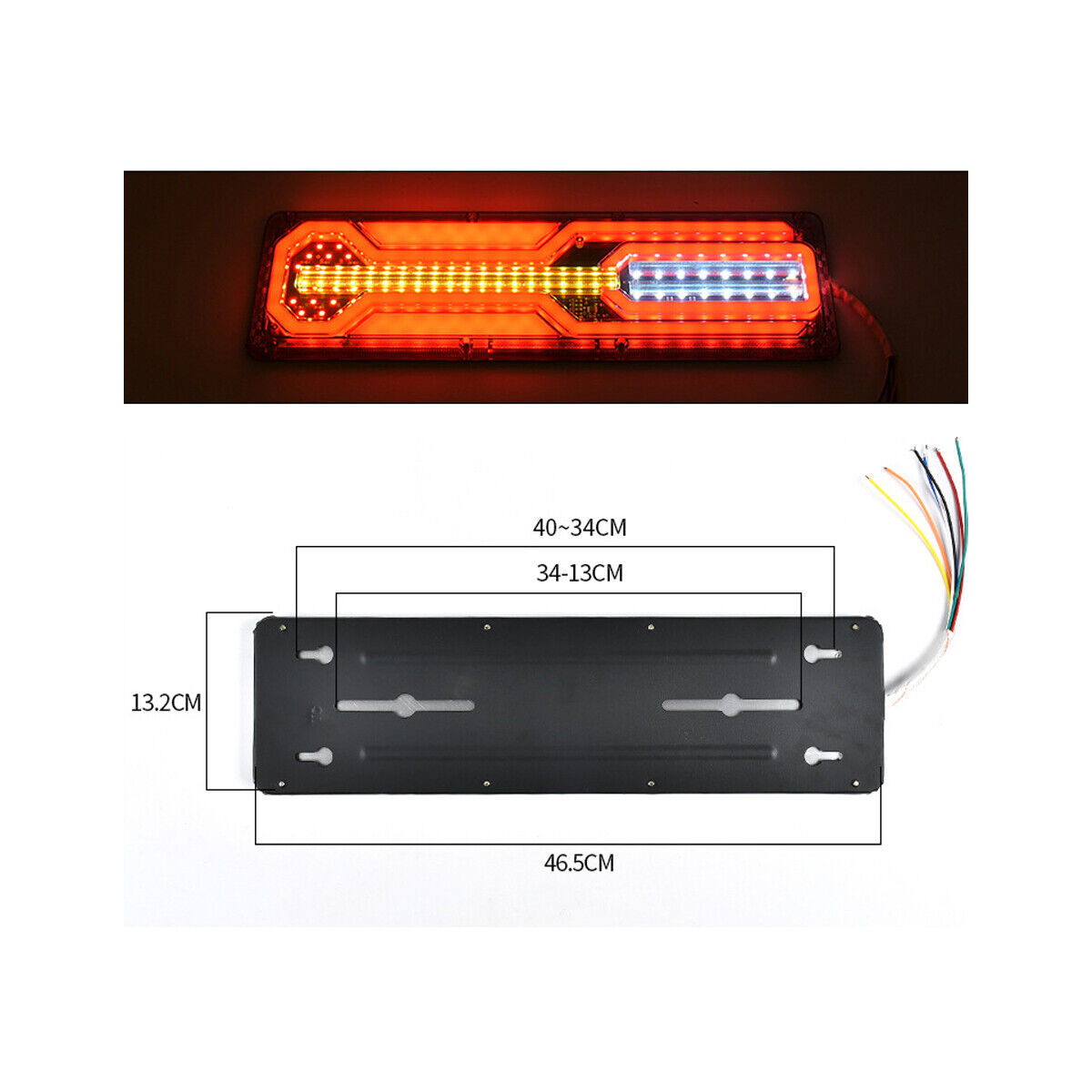 Indicateur de lumière de la queue arrière de remorque pour Actros Scanis X 2