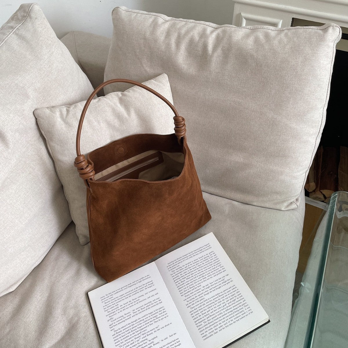Sac d'épaules de transport d'automne hiver de grande capacité pour les femmes