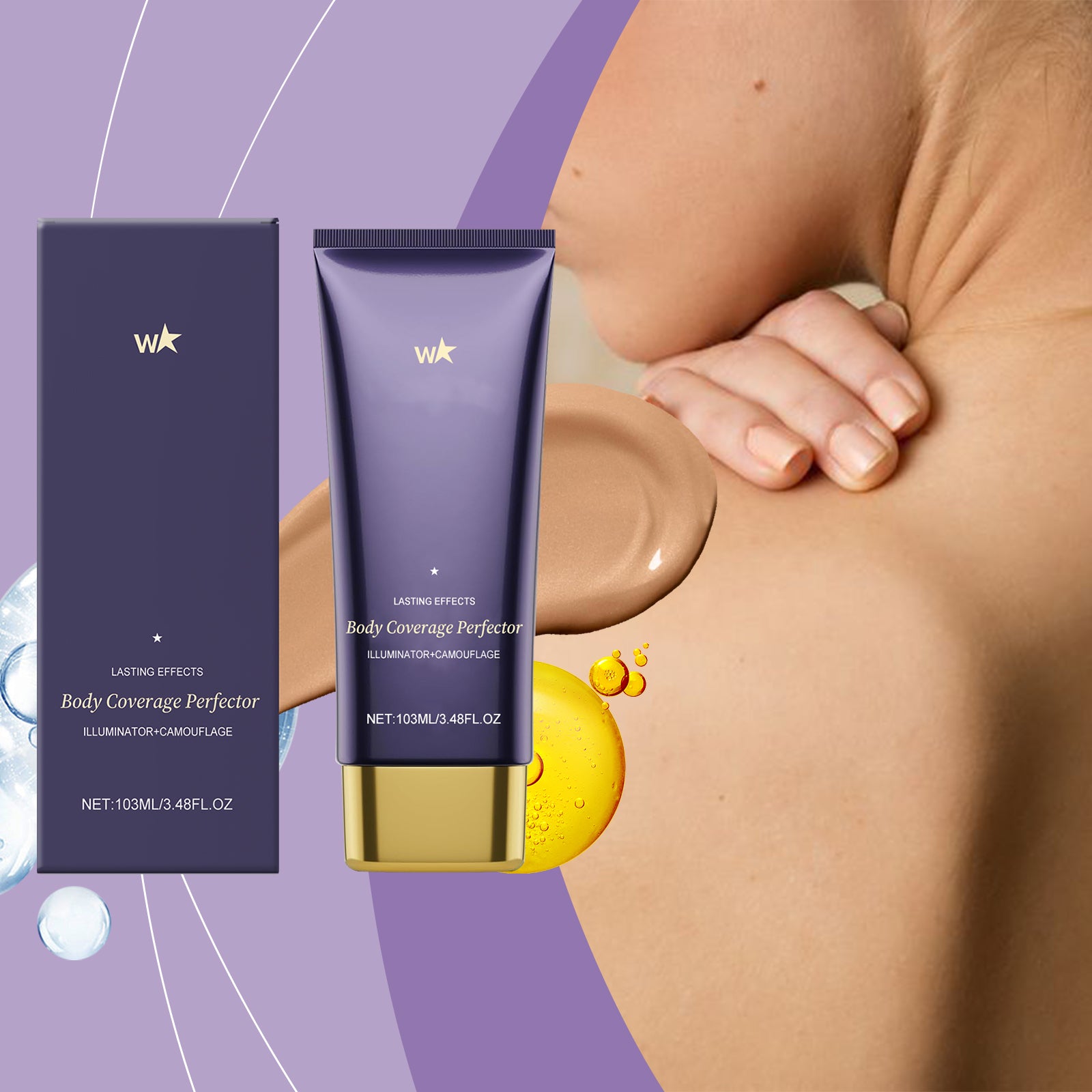 Body Concealer Reparation Crème Golden Radiance 103ml-boîte