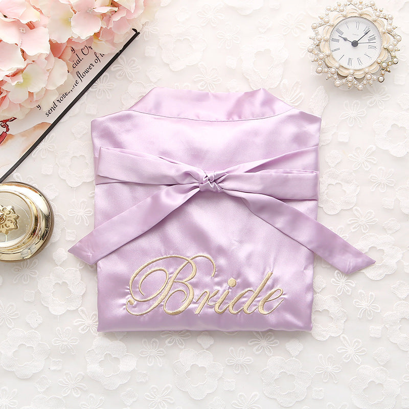 Pyjama de mariée Simulation Soie Chemise
