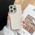 Cas de téléphone d'arrivée le plus vendu Plain cas en cuir en couleur solide
