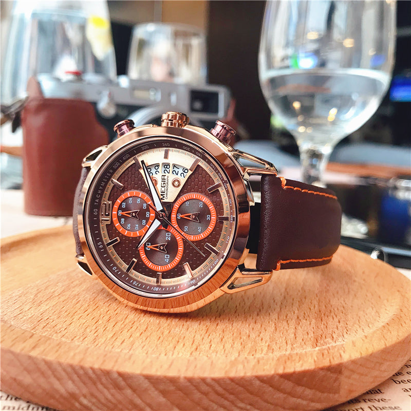 Montre lumineuse multifonctionnelle homme