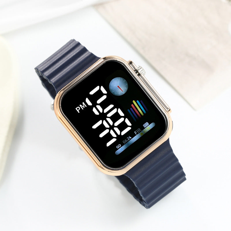 Une montre numérique élégante pour les étudiants qui suivent le temps