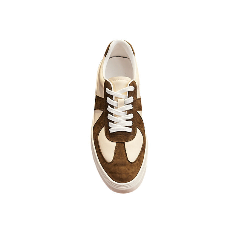 Chaussures Retro Color Matching Couple Casual Plat Skateboard