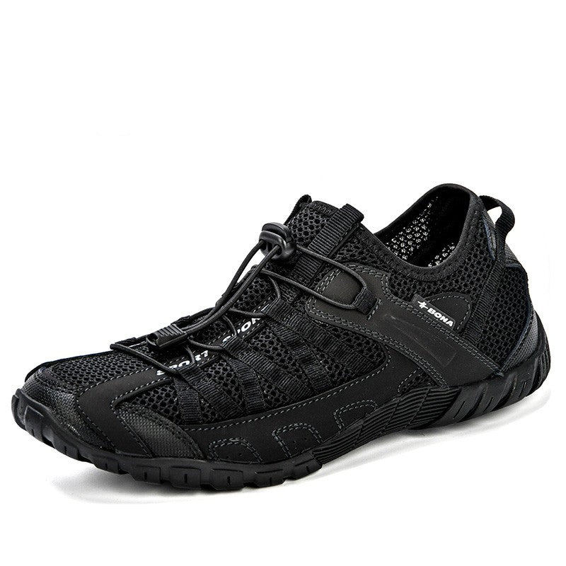 Chaussure décontractée pour homme légère et confortable avec surface respirante en mesh