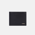Homme PU Twill court antivol pivotant multifonctions pièces Purse