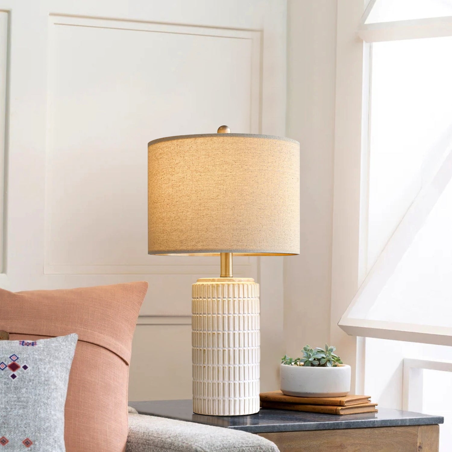 Salle d'étude Vintage lampe de table de style américain