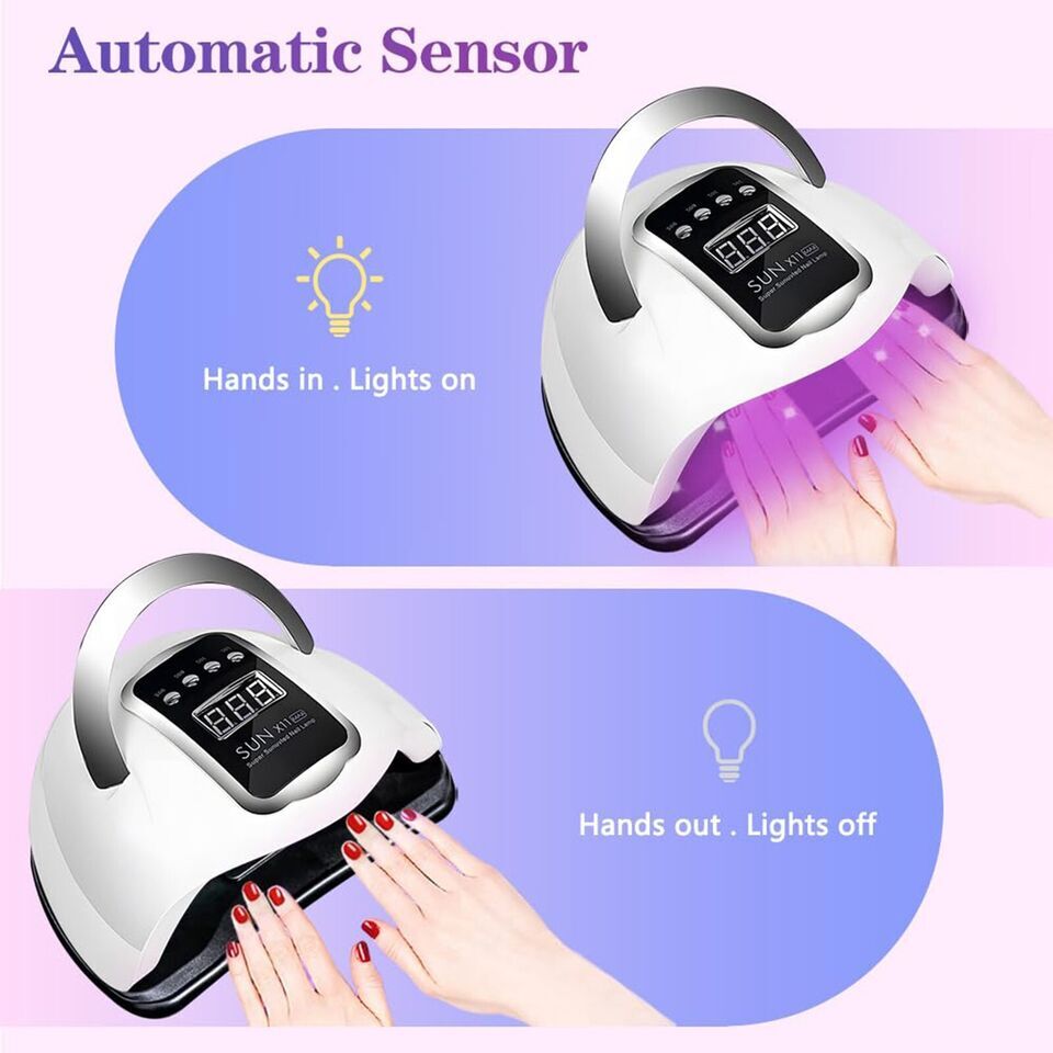 280W UV Lampe à ongles outil 66LED professionnel sécheur polonais Gel lumières acryliques