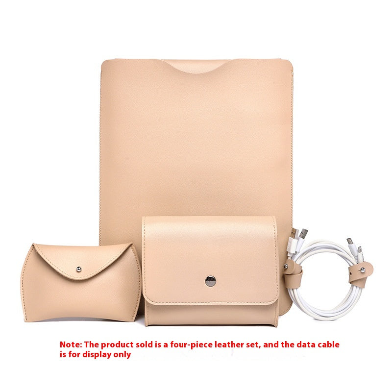 Lock Edge Notebook Leather Bag