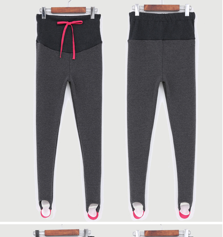 Corée du Sud maternité hiver femmes enceintes pieds jambes et pantalon en cachemire abdomen su