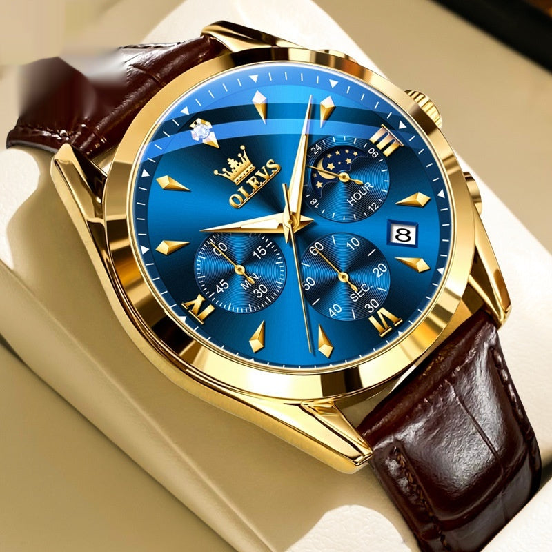 Montre de mode multifonctionnelle pour les hommes