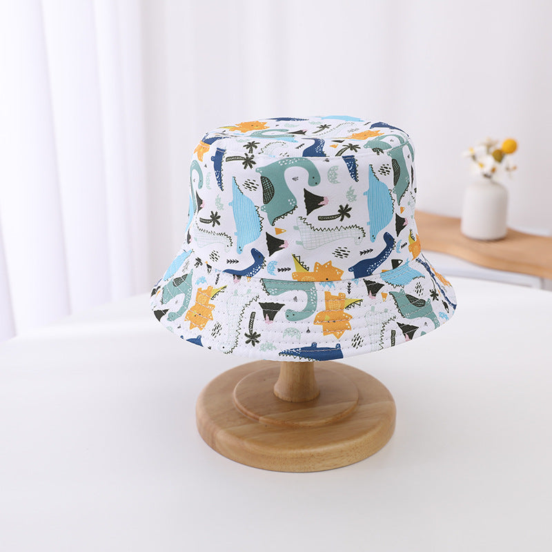Chapeau de seau de soleil à double bord pour enfants