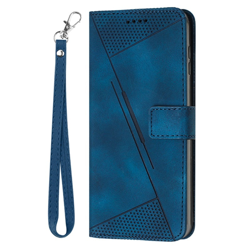 REALME 11 Line Stripe Phone Case A58 Porte-cartes Manche de protection du corps croisé