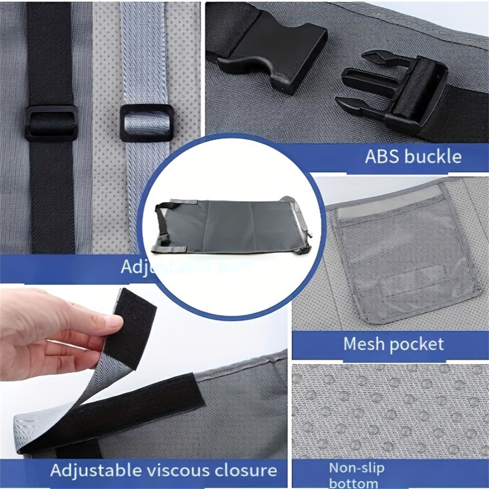Plaque d'extension de siège d'avion portable - repose-pieds confortable en nylon pour jambe améliorée