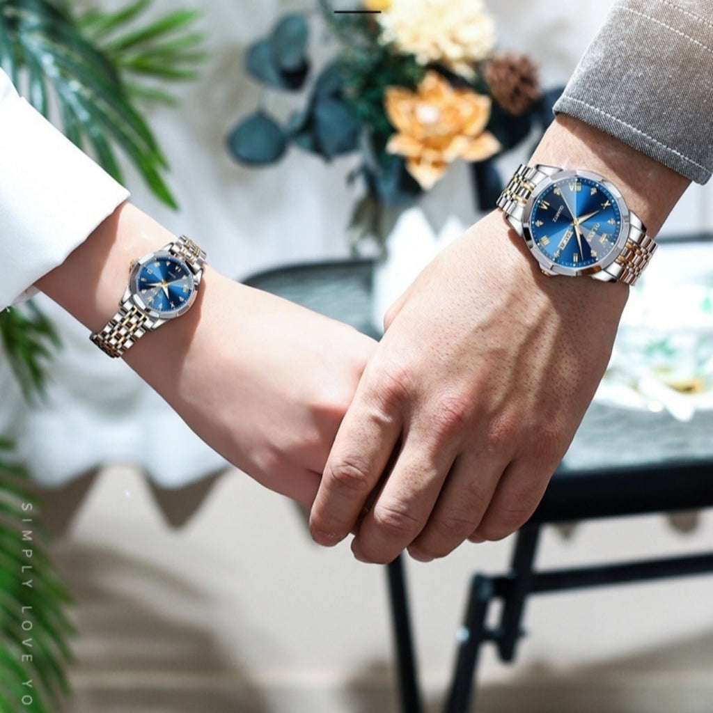 Montre Quartz Saint Valentin cadeau couple montre hommes