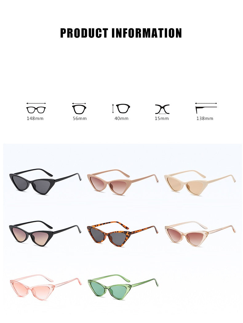 European Hip Hop Lunettes Personnalisé Candy Couleur Petite Frame Mode Ins Internet Influen
