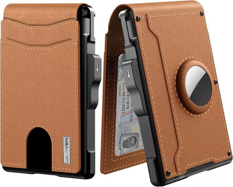 Porte-cartes pour hommes Portefeuille Cartouche en fibre de carbone de grande capacité