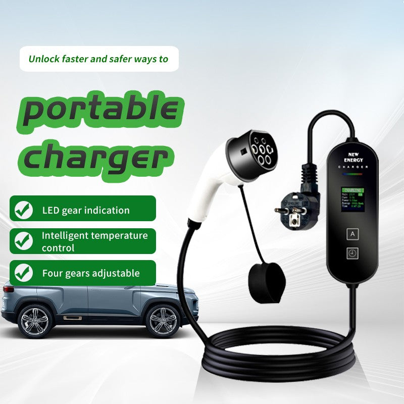 13A EV câble de recharge de type 2 UK Plug 3 broche électrique voiture chargeur 3.5KW