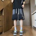 Hommes Été Bamboo Brodé Streetwear Short