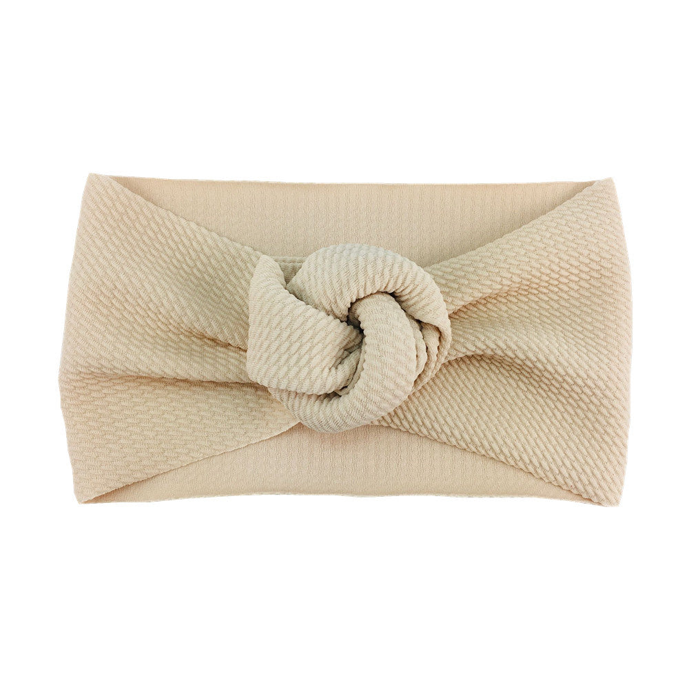 Bébé Twill Bubble Rose fleur bandeau Instagram style enfants accessoires de cheveux