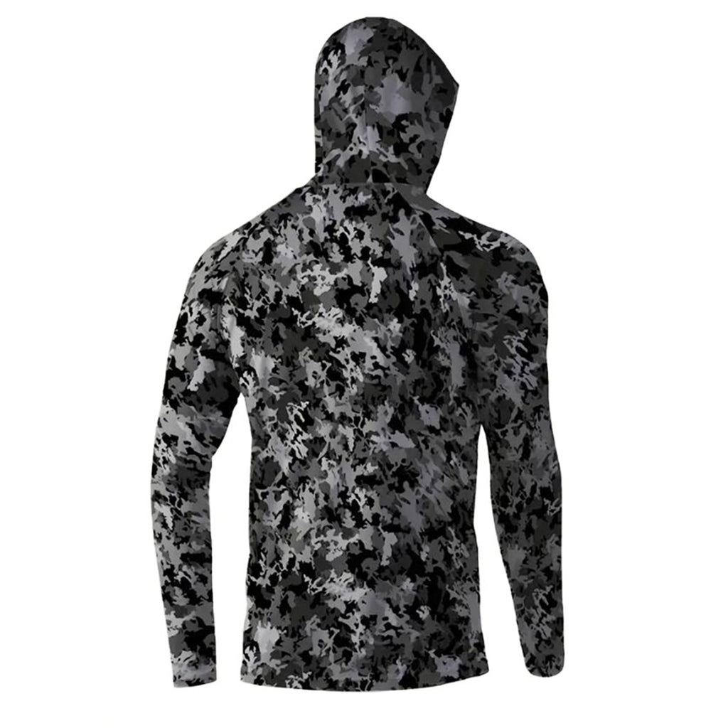 Pêche Hoodie UPF 50 anti UV voile chemise Surf couverture visage cou été hommes manches longues