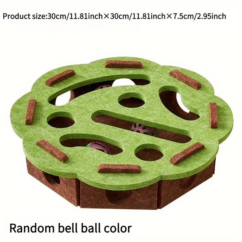 Jouet interactif de Puzzle Cat avec tunnel Maze