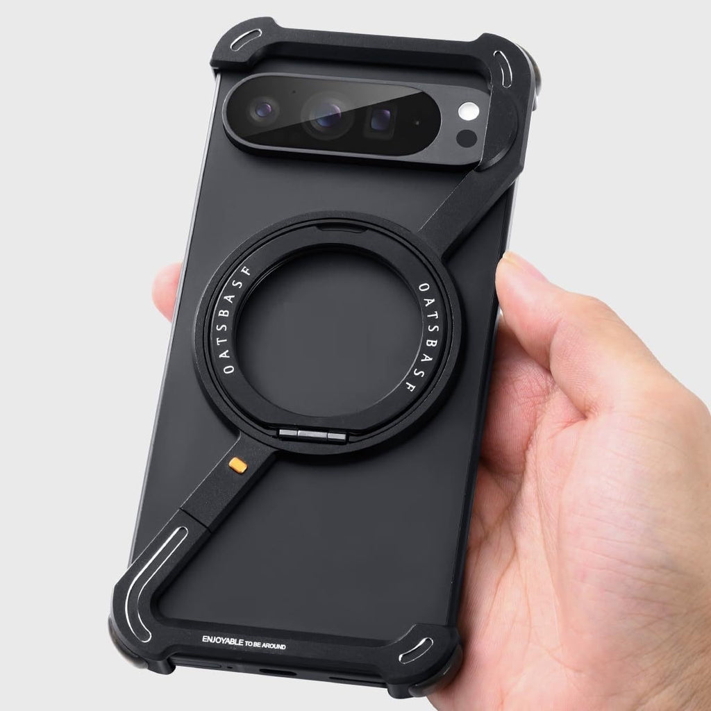 Boîtier de téléphone rotatif magnétique creux en métal